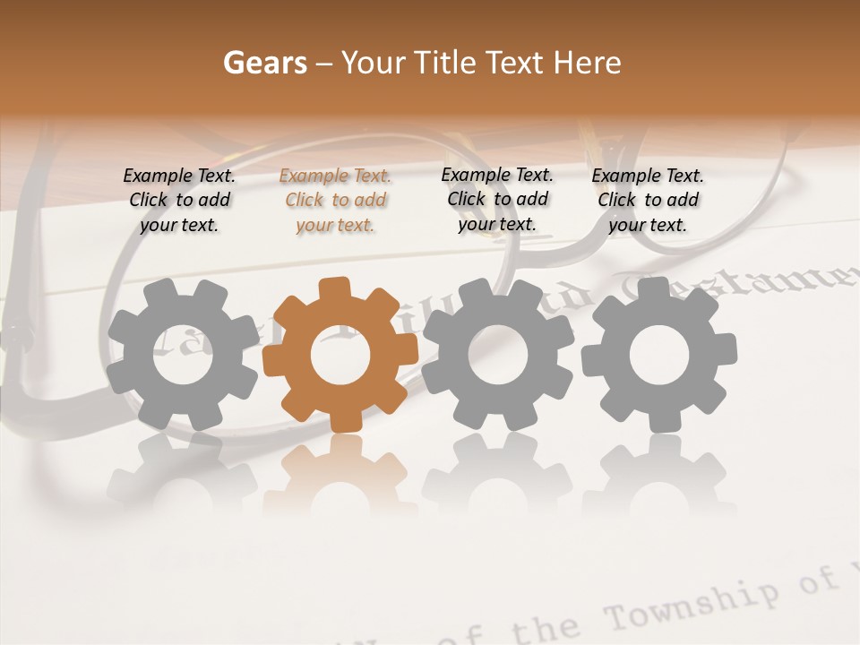 Elderly Hand Human PowerPoint Template