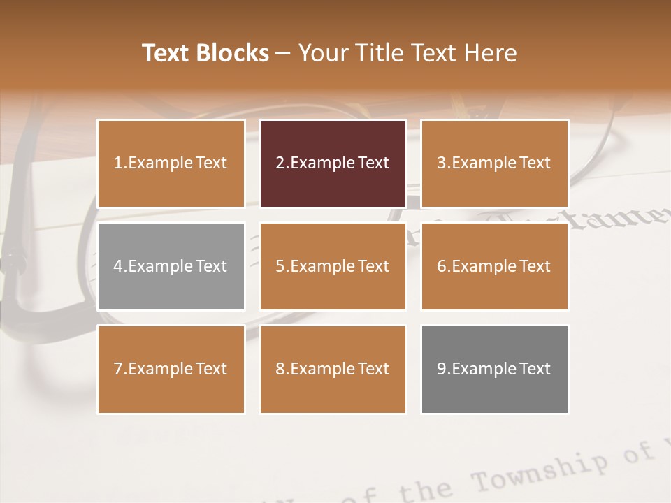 Elderly Hand Human PowerPoint Template