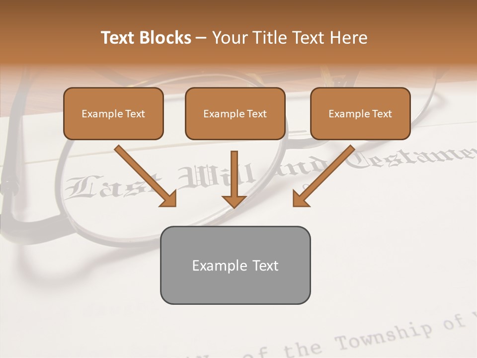Elderly Hand Human PowerPoint Template