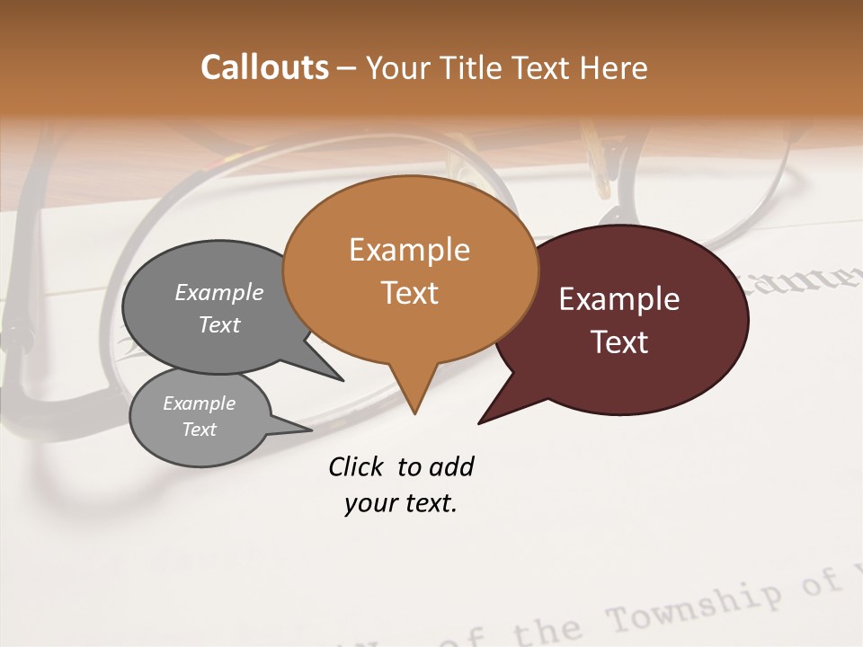 Elderly Hand Human PowerPoint Template