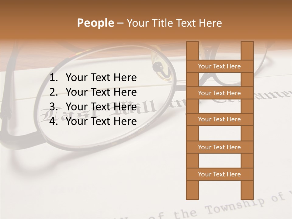 Elderly Hand Human PowerPoint Template