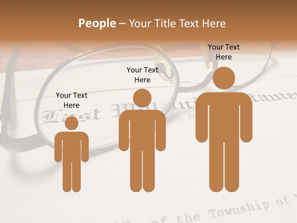 Elderly Hand Human PowerPoint Template