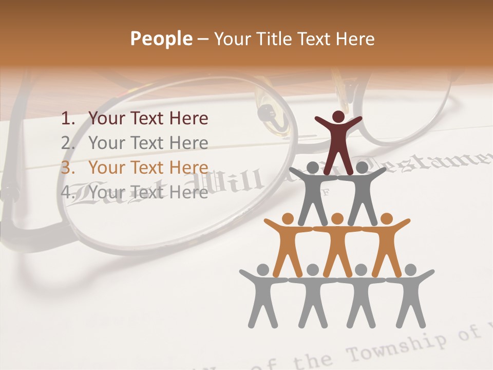 Elderly Hand Human PowerPoint Template