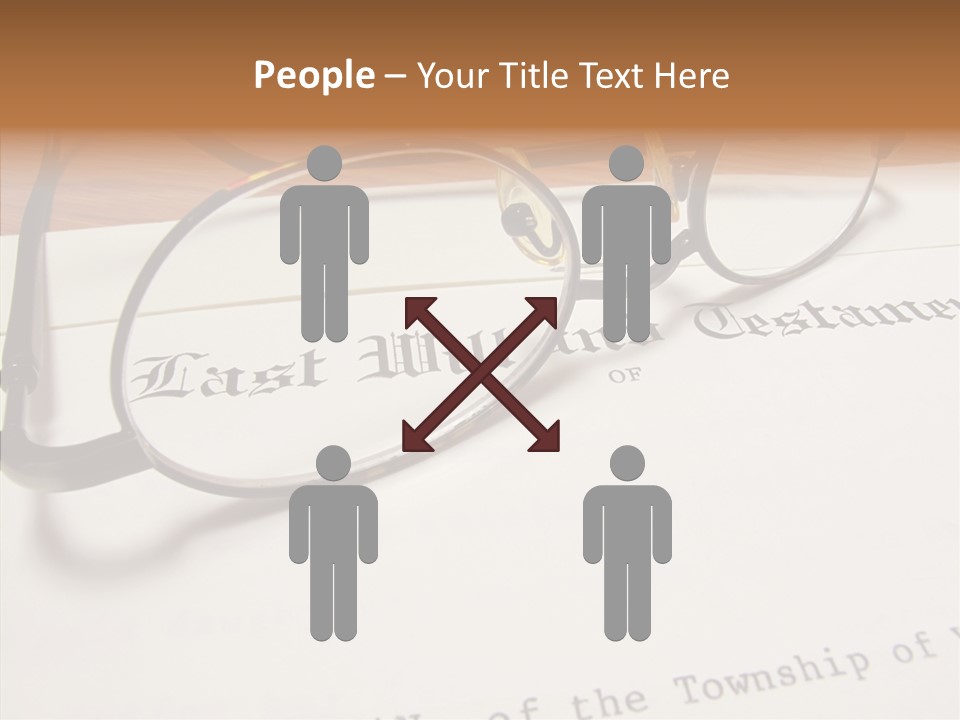 Elderly Hand Human PowerPoint Template