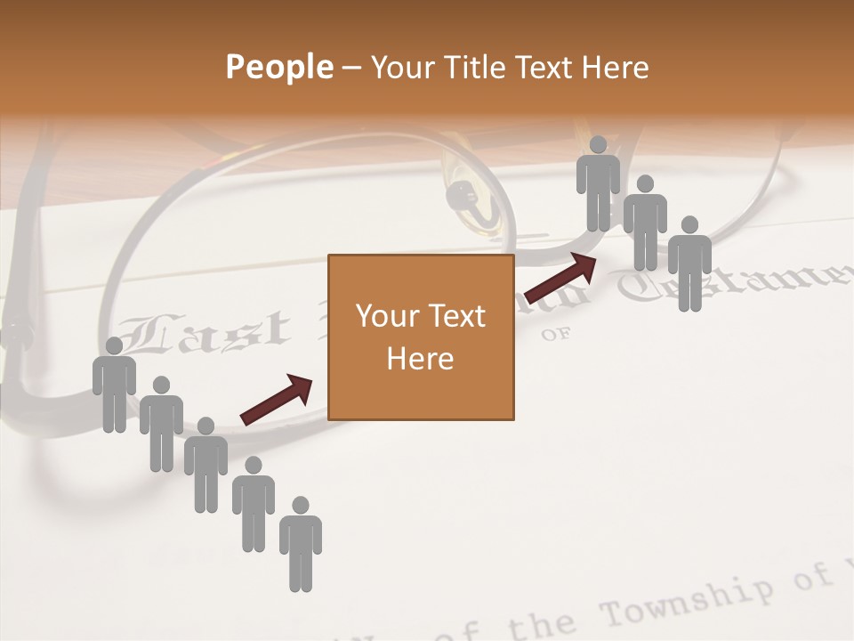 Elderly Hand Human PowerPoint Template