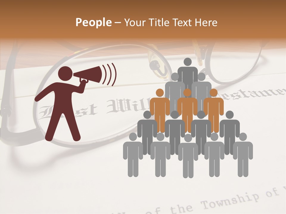 Elderly Hand Human PowerPoint Template