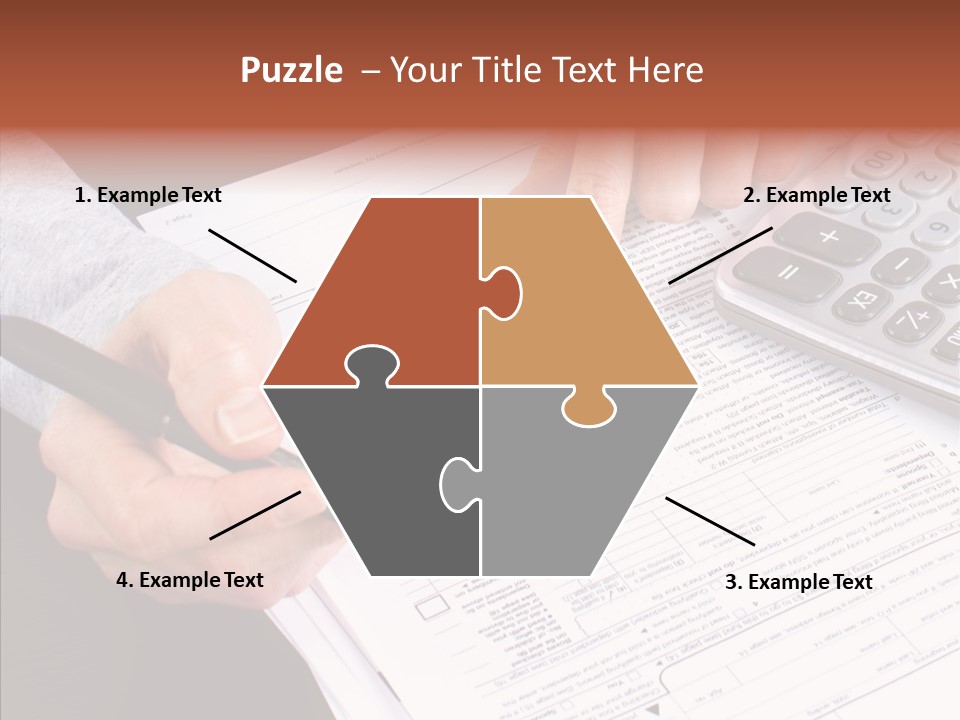 Touching Care Close Up PowerPoint Template