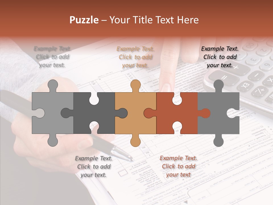 Touching Care Close Up PowerPoint Template