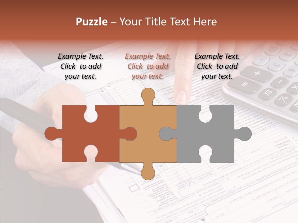 Touching Care Close Up PowerPoint Template