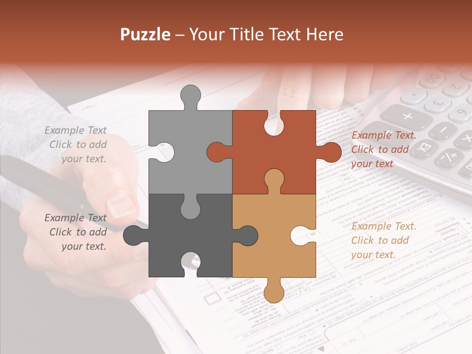 Touching Care Close Up PowerPoint Template