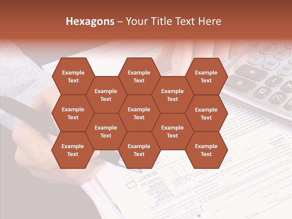 Touching Care Close Up PowerPoint Template