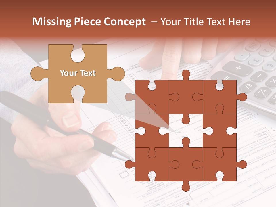 Touching Care Close Up PowerPoint Template