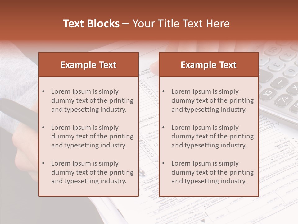 Touching Care Close Up PowerPoint Template