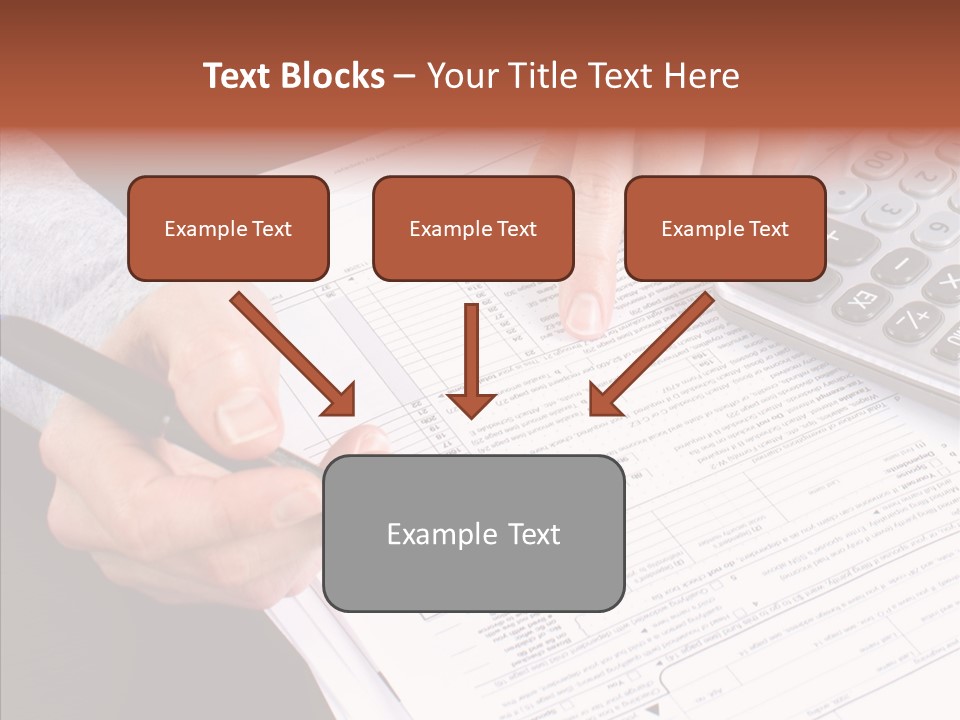 Touching Care Close Up PowerPoint Template