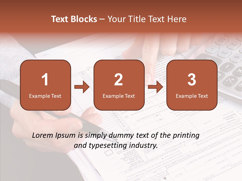 Touching Care Close Up PowerPoint Template
