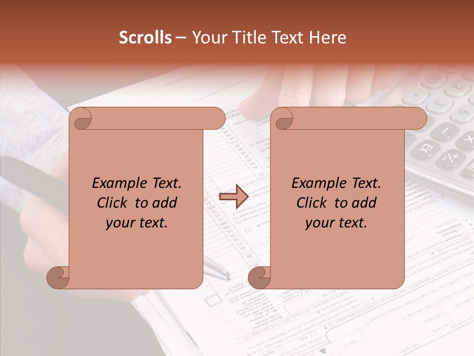 Touching Care Close Up PowerPoint Template