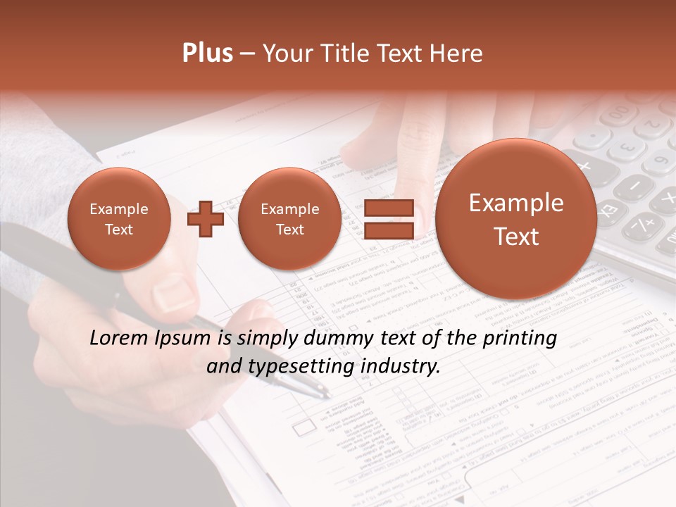Touching Care Close Up PowerPoint Template