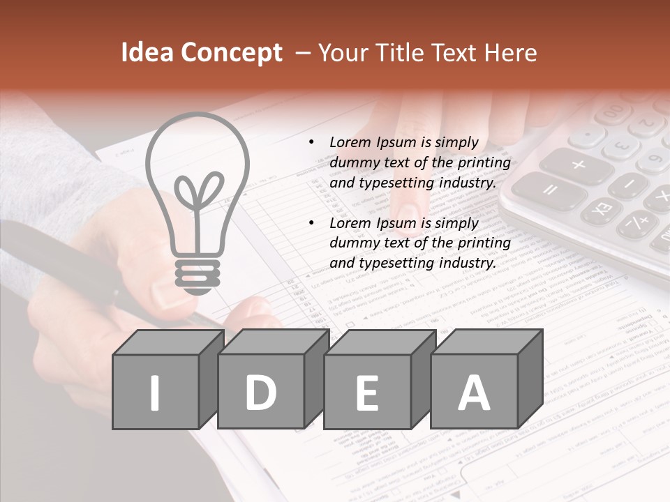 Touching Care Close Up PowerPoint Template