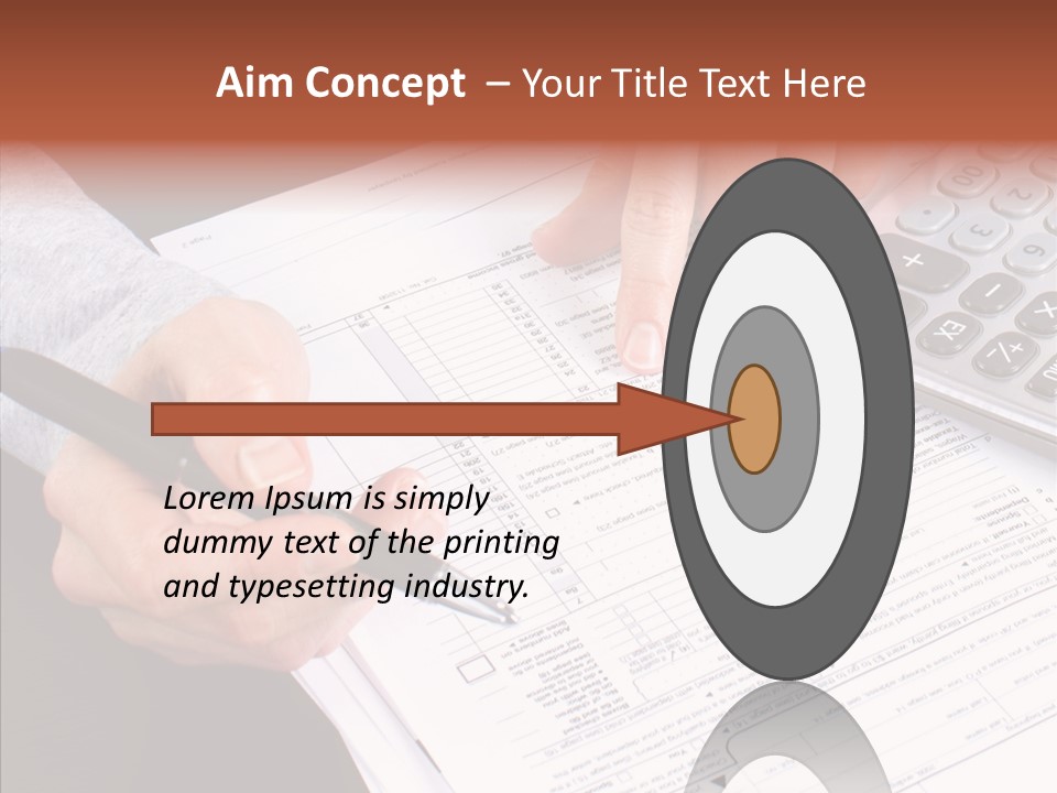 Touching Care Close Up PowerPoint Template