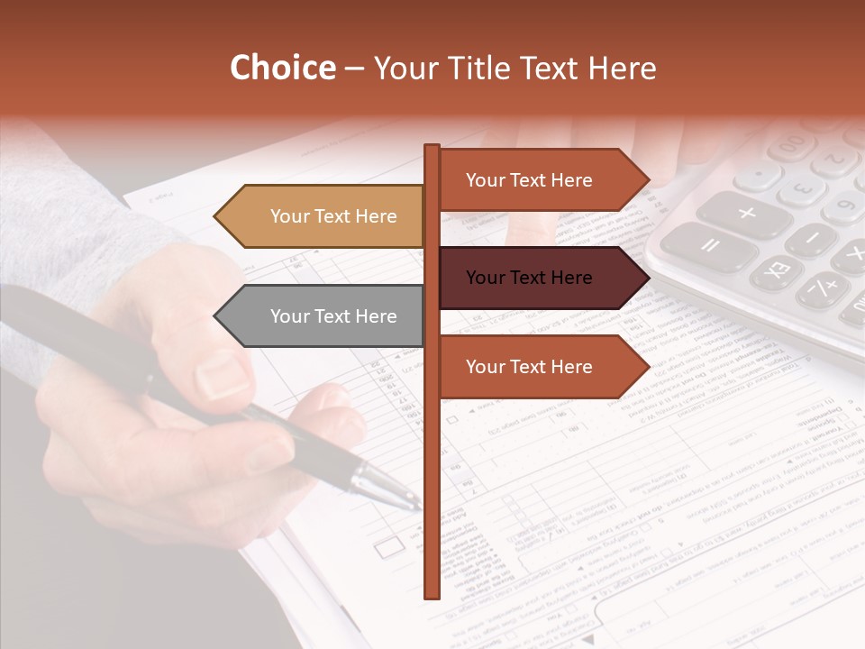 Touching Care Close Up PowerPoint Template