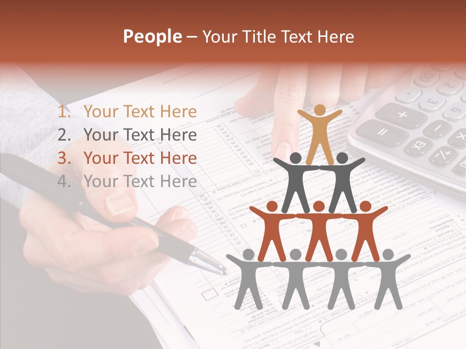 Touching Care Close Up PowerPoint Template