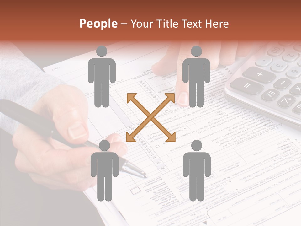 Touching Care Close Up PowerPoint Template