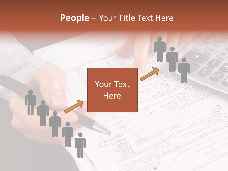 Touching Care Close Up PowerPoint Template