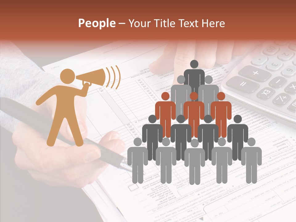 Touching Care Close Up PowerPoint Template