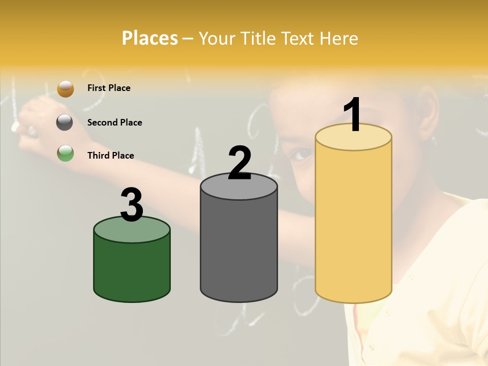 Young Caregiver Close Up PowerPoint Template