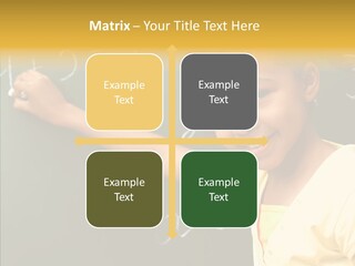 Young Caregiver Close Up PowerPoint Template