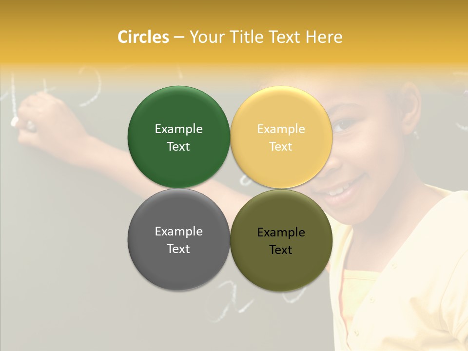 Young Caregiver Close Up PowerPoint Template