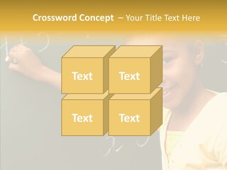 Young Caregiver Close Up PowerPoint Template