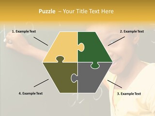 Young Caregiver Close Up PowerPoint Template