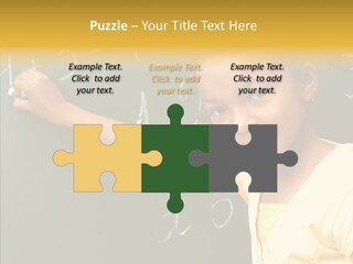Young Caregiver Close Up PowerPoint Template