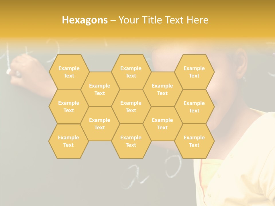 Young Caregiver Close Up PowerPoint Template