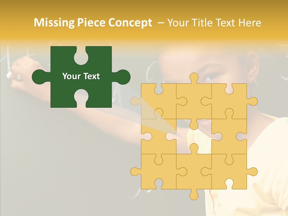 Young Caregiver Close Up PowerPoint Template