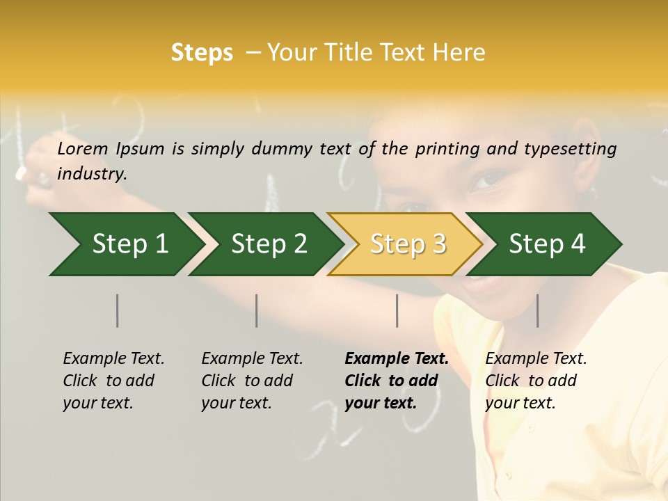 Young Caregiver Close Up PowerPoint Template