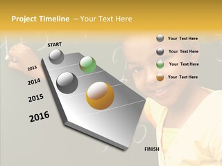Young Caregiver Close Up PowerPoint Template