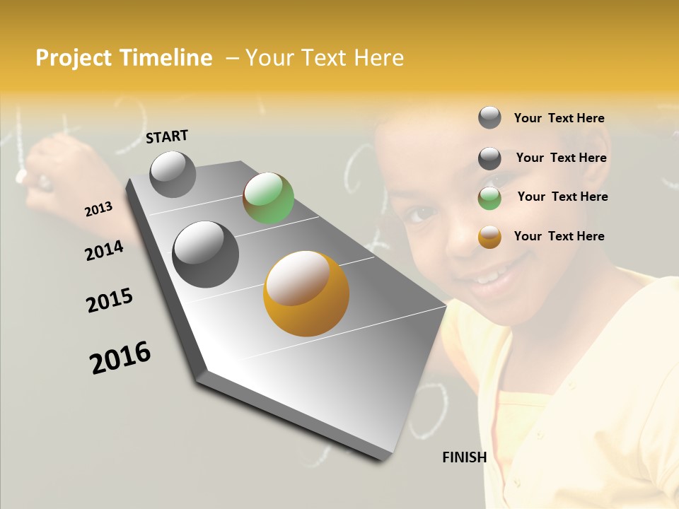 Young Caregiver Close Up PowerPoint Template