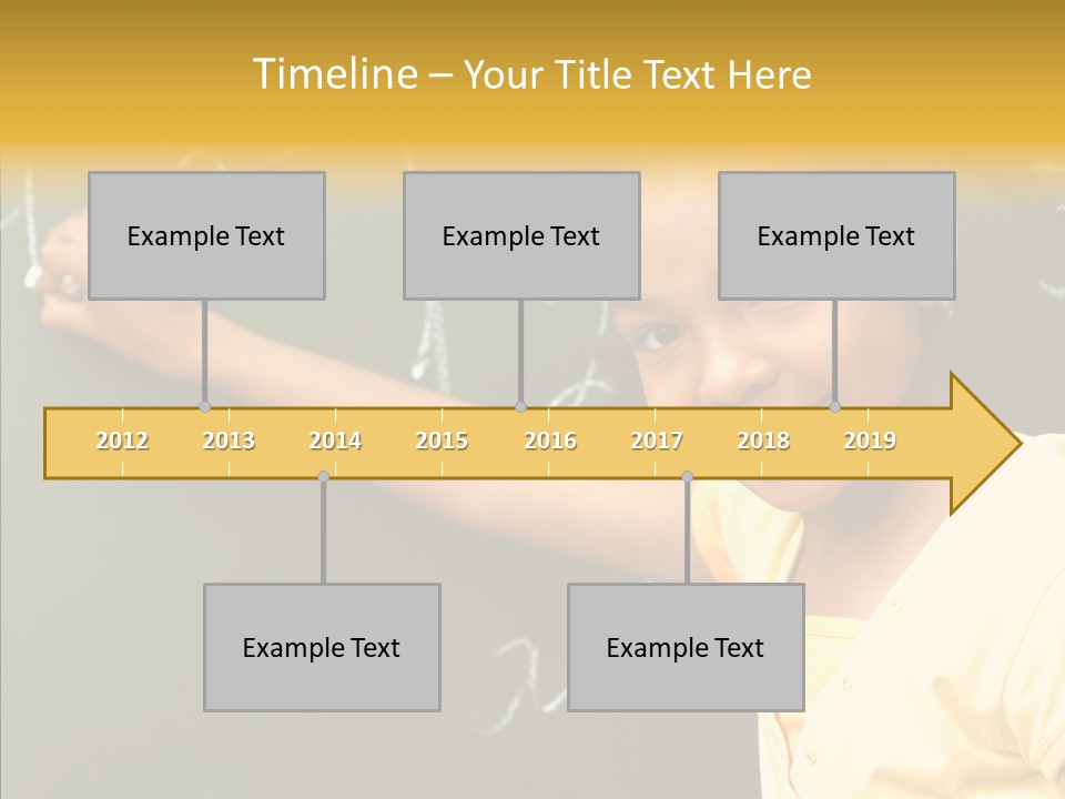 Young Caregiver Close Up PowerPoint Template
