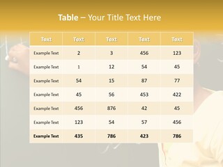 Young Caregiver Close Up PowerPoint Template