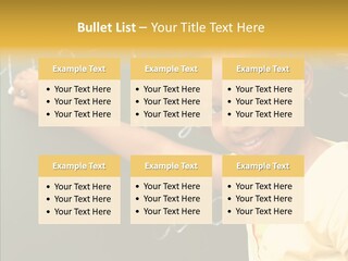 Young Caregiver Close Up PowerPoint Template