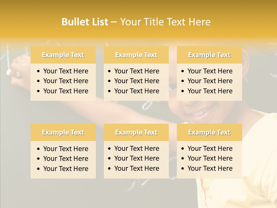 Young Caregiver Close Up PowerPoint Template