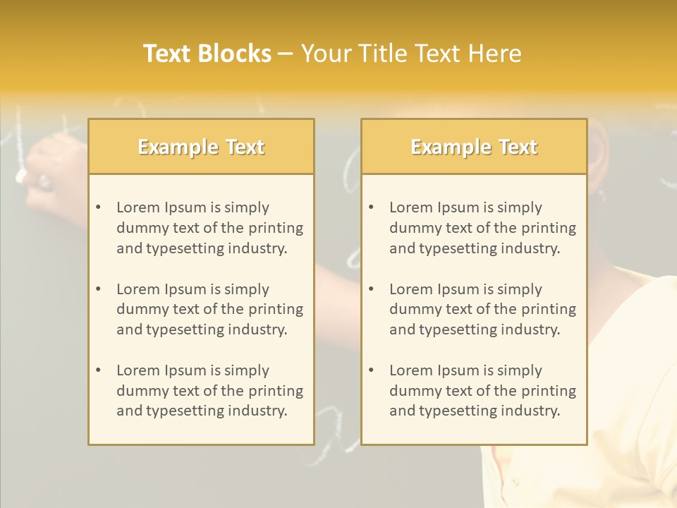 Young Caregiver Close Up PowerPoint Template