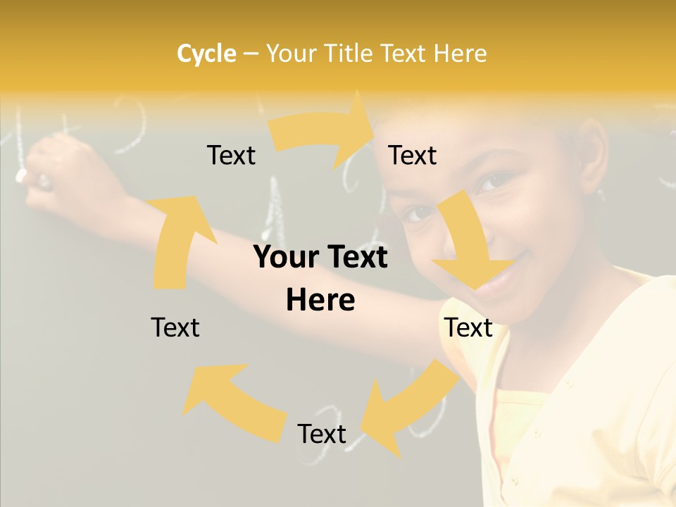 Young Caregiver Close Up PowerPoint Template