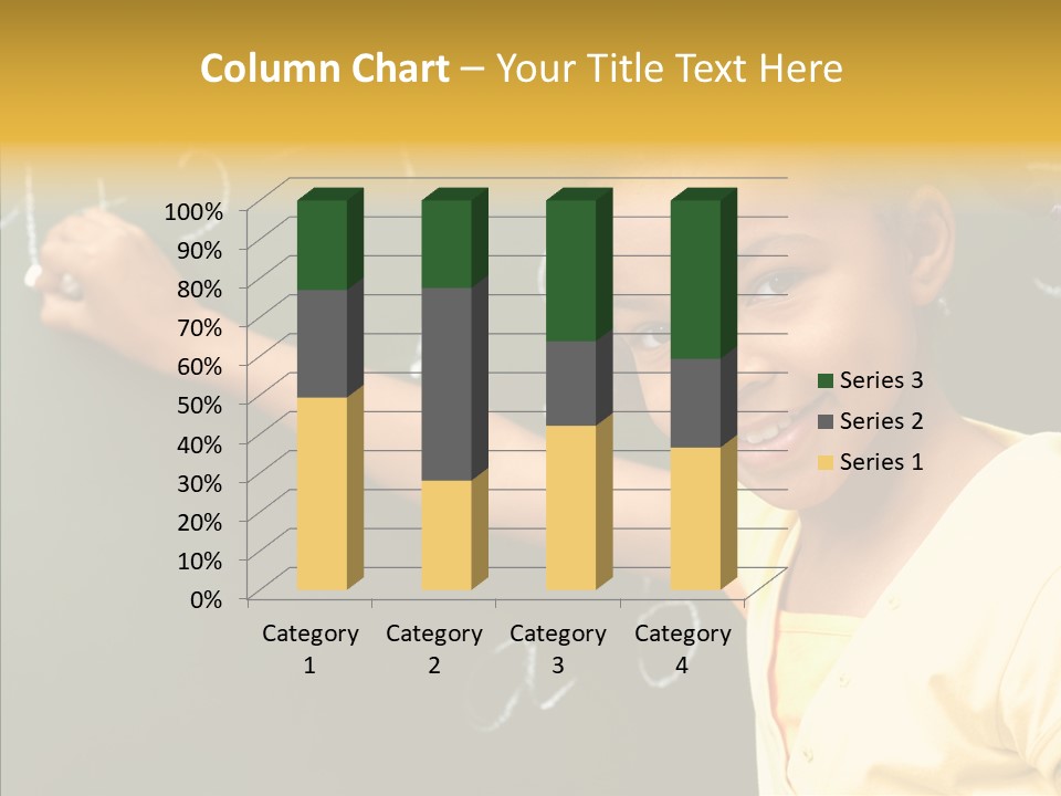 Young Caregiver Close Up PowerPoint Template