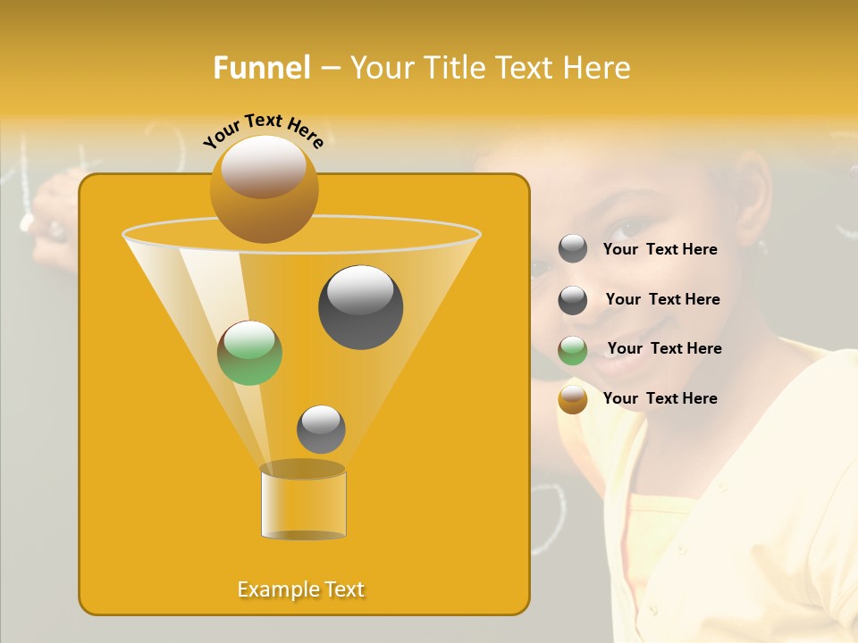 Young Caregiver Close Up PowerPoint Template