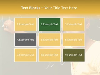 Young Caregiver Close Up PowerPoint Template