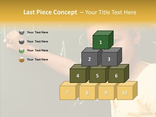 Young Caregiver Close Up PowerPoint Template