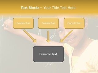 Young Caregiver Close Up PowerPoint Template